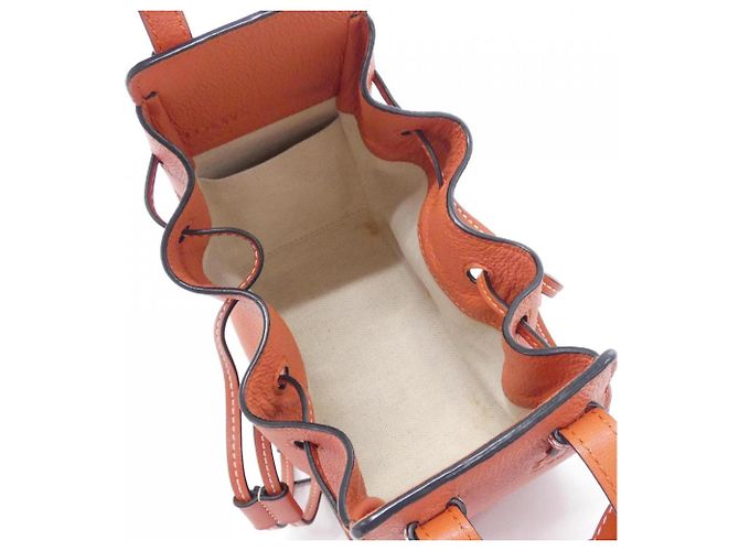 Mini borsa a tracolla Loewe Hammock con coulisse Rosso - vista 9