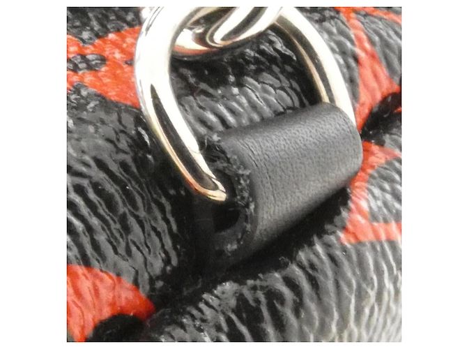Louis Vuitton Monogram Infrarouge Palm Springs Backpack MINI Nero Rosso - vista 5