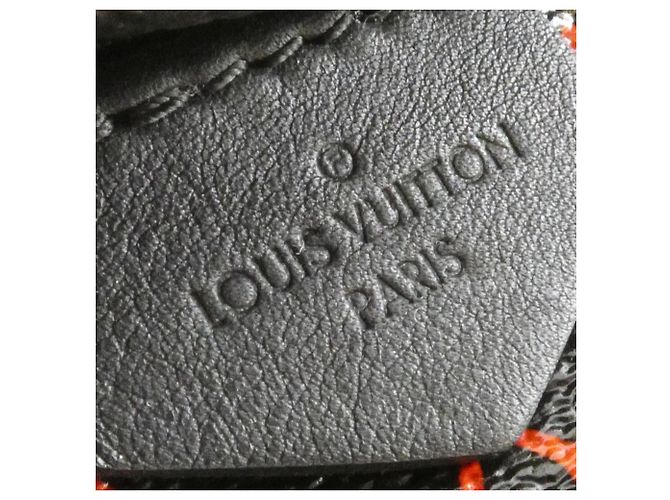 Louis Vuitton Monogram Infrarouge Palm Springs Backpack MINI Nero Rosso - vista 7