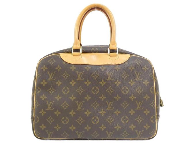 Borsa Louis Vuitton Monogram Bowling Vanity Marrone Monogramma - vista 2