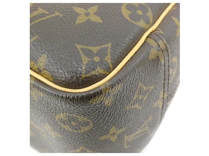 Borsa Louis Vuitton Monogram Bowling Vanity Marrone Monogramma - vista 3