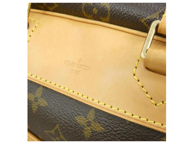 Borsa Louis Vuitton Monogram Bowling Vanity Marrone Monogramma - vista 5