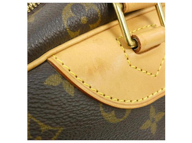 Borsa Louis Vuitton Monogram Bowling Vanity Marrone Monogramma - vista 6