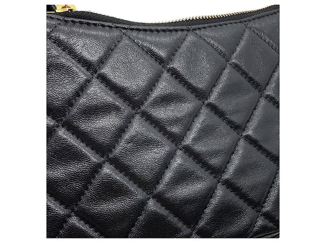 Borsa a tracolla Chanel in agnello con catena Nero - vista 9