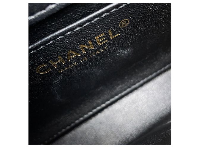 Borsa a Spalla Chanel Mini Matelassé Nero - vista 11