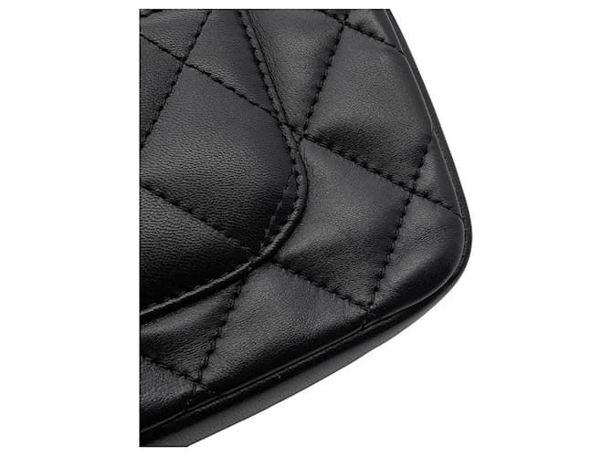 Borsa a Spalla Chanel Mini Matelassé Nero - vista 8