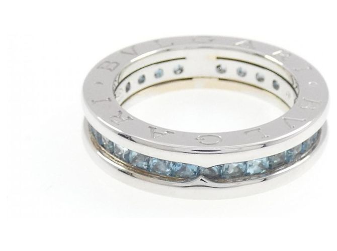 Bulgari Anello B.zero1 in oro bianco e topazio di Bvlgari - vista 2