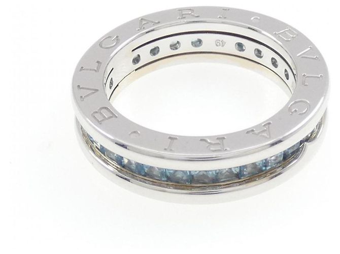 Bulgari Anello B.zero1 in oro bianco e topazio di Bvlgari - vista 3