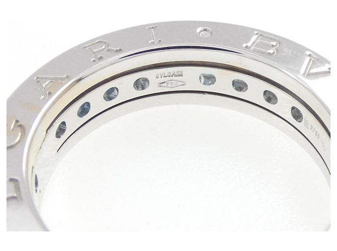 Bulgari Anello B.zero1 in oro bianco e topazio di Bvlgari - vista 4
