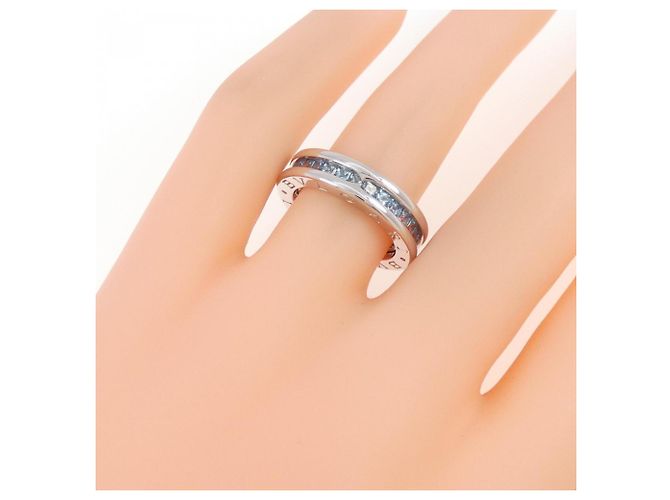 Bulgari Anello B.zero1 in oro bianco e topazio di Bvlgari - vista 5