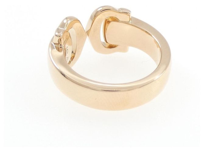 Anello Cartier 2C Band in oro rosa 18K e diamante - vista 3