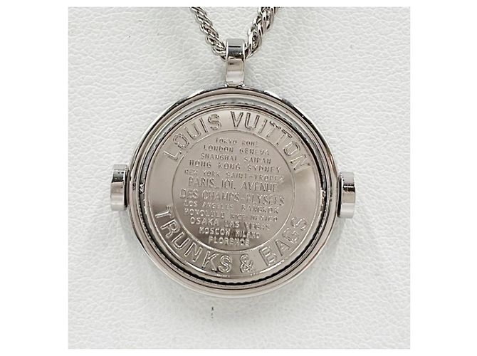 Collana Medallion Louis Vuitton M63643 Argento - vista 2