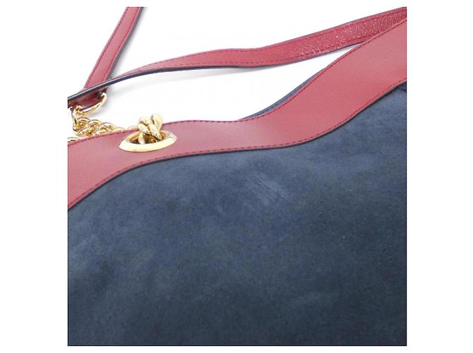 Borsa e Pouch Gucci Rosso Blu scuro - vista 5