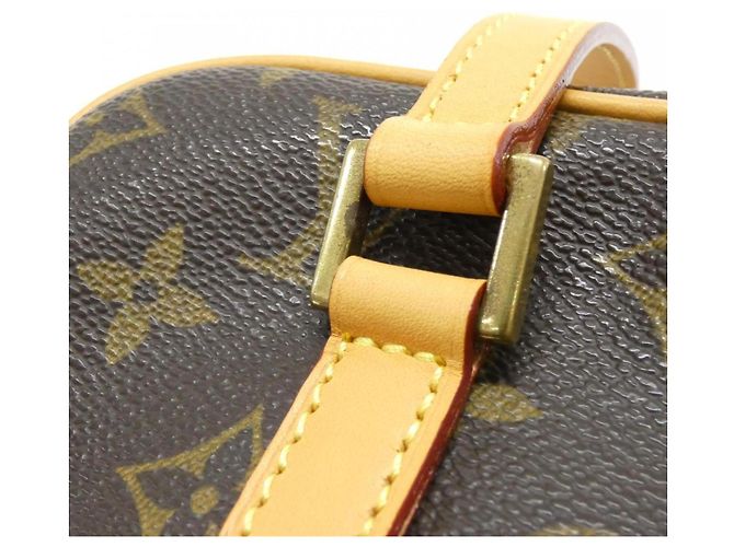 Borsa a Spalla Louis Vuitton Monogram Cite MM M51182 Marrone - vista 5