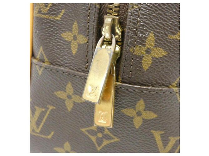Borsa a Spalla Louis Vuitton Monogram Cite MM M51182 Marrone - vista 6