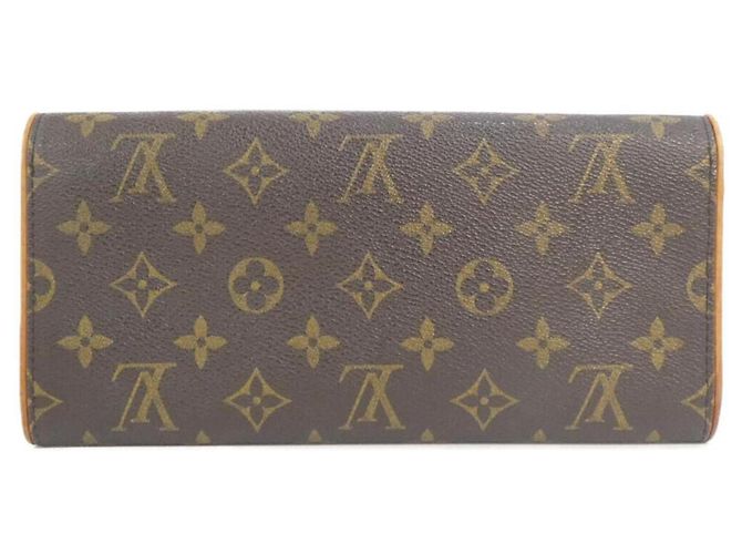 Louis Vuitton Monogram Pochette Twin GM Marrone - vista 2