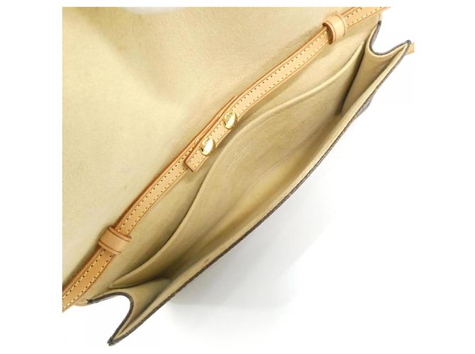 Louis Vuitton Monogram Pochette Twin GM Marrone - vista 6