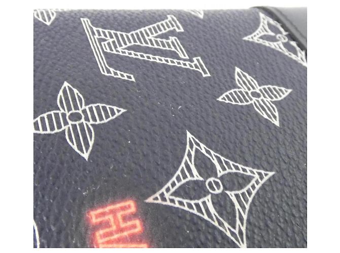 Borsa Louis Vuitton Monogram Ink Pochette Apollo PM Blu Corallo - vista 6