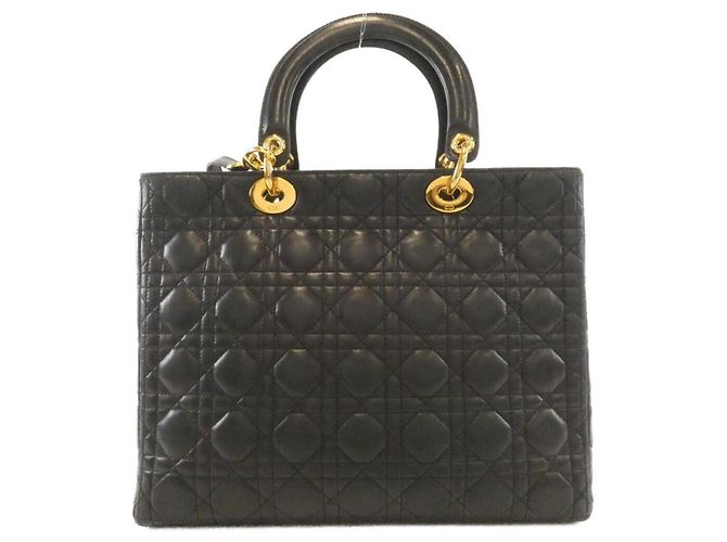 Borsa Christian Dior Lady Large CAL44560 Nero - vista 2