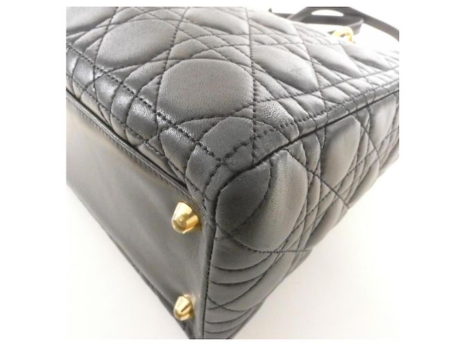 Borsa Christian Dior Lady Large CAL44560 Nero - vista 3