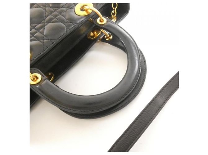 Borsa Christian Dior Lady Large CAL44560 Nero - vista 6