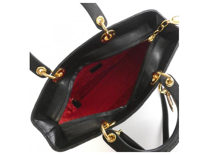 Borsa Christian Dior Lady Large CAL44560 Nero - vista 8