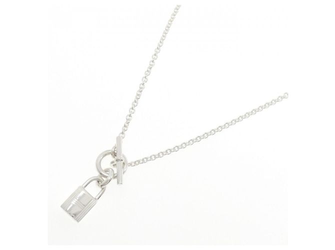 Hermès Collar Amulette Cadena Hermes Plata - vista 2
