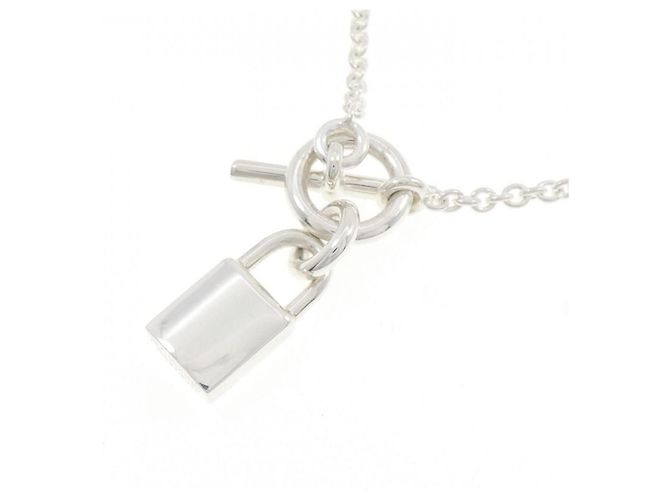 Hermès Collar Amulette Cadena Hermes Plata - vista 4