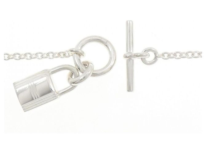 Hermès Collar Amulette Cadena Hermes Plata - vista 5
