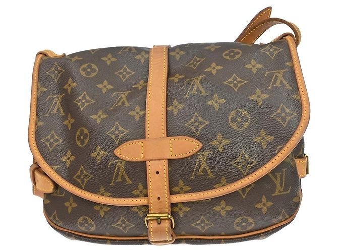 Louis Vuitton Saumur Monogram Canvas 30 Marron - vue 2