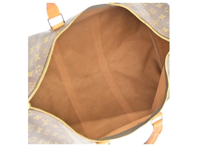Louis Vuitton Keepall Monogram Canvas 50 Marrom - vista 3