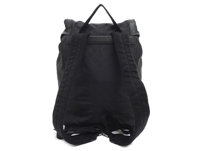 Zaino in nylon nero Gucci 510336 K28CN - vista 2