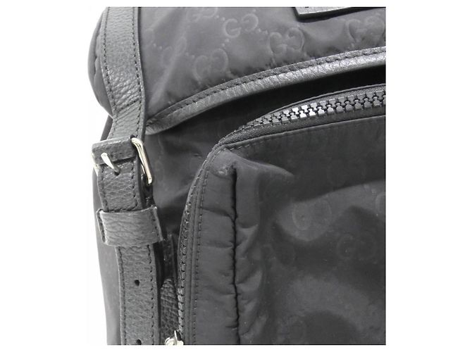 Zaino in nylon nero Gucci 510336 K28CN - vista 4