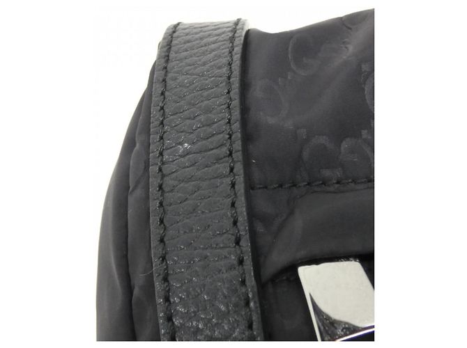 Zaino in nylon nero Gucci 510336 K28CN - vista 5