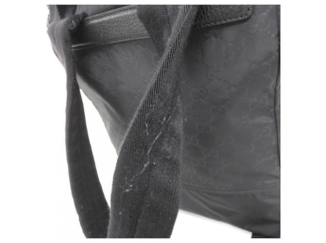 Zaino in nylon nero Gucci 510336 K28CN - vista 7