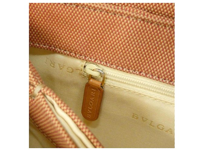 Bulgari Borsa a Spalla Bvlgari Beige e Arancione - vista 10