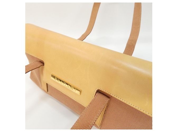 Bulgari Borsa a Spalla Bvlgari Beige e Arancione - vista 4