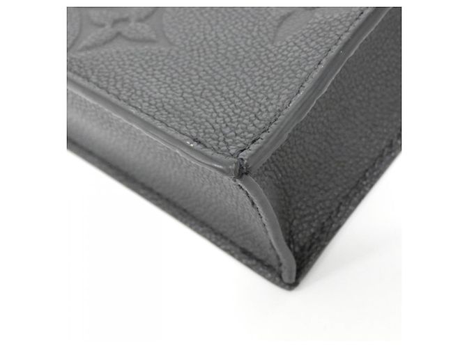 Borsa Louis Vuitton Monogram Empreinte Petite Sac Plat Nero - vista 2