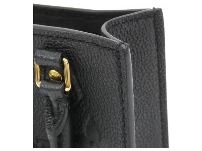 Borsa Louis Vuitton Monogram Empreinte Petite Sac Plat Nero - vista 3
