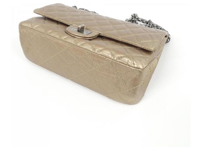 Borsa a Spalla Chanel 37586 Beige Gold D'oro - vista 3