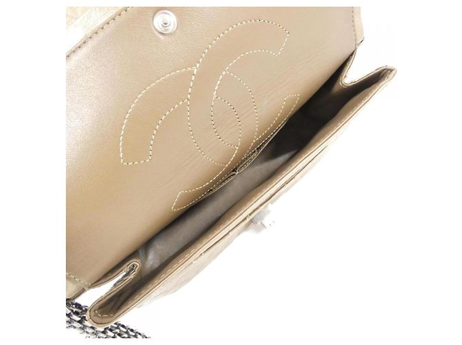 Borsa a Spalla Chanel 37586 Beige Gold D'oro - vista 6