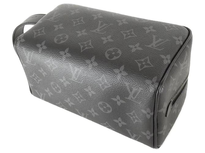 Louis Vuitton Monogram Eclipse Locker Dopp Kit Black - view 2