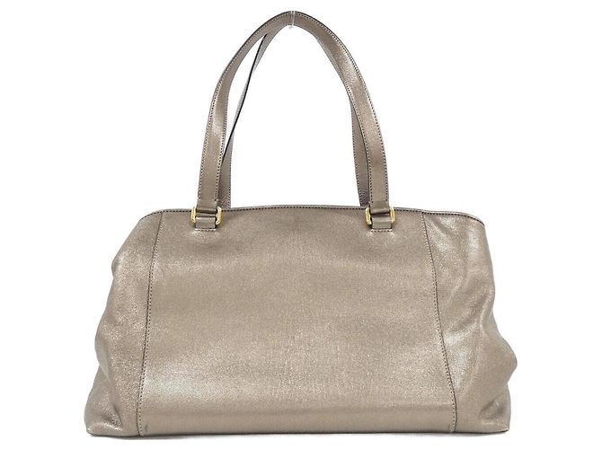 Borsa Tote Loewe Maia Beige D'oro - vista 2