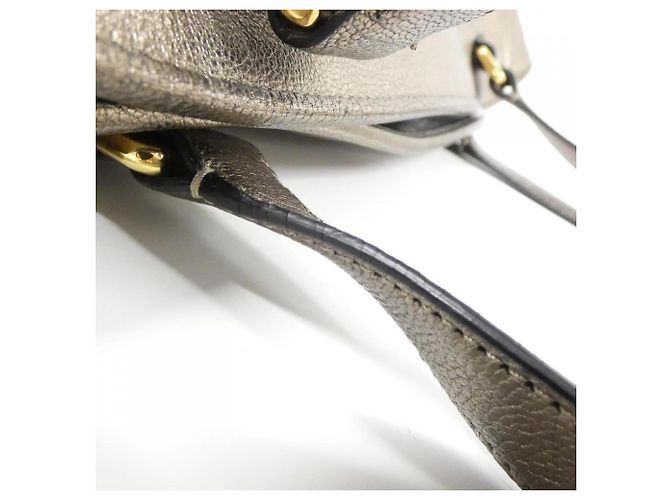 Borsa Tote Loewe Maia Beige D'oro - vista 8