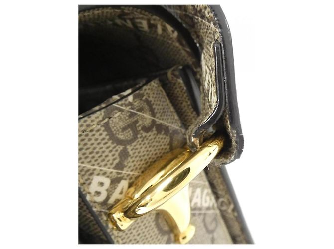 Borsa a tracolla Gucci Horsebit 1955 Beige - vista 4