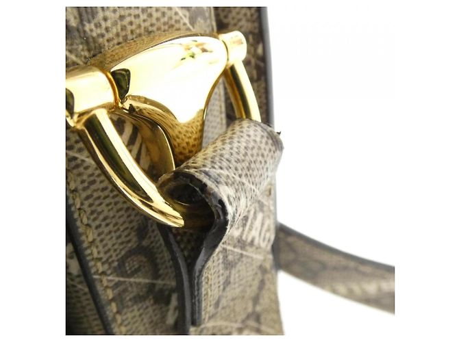 Borsa a tracolla Gucci Horsebit 1955 Beige - vista 5
