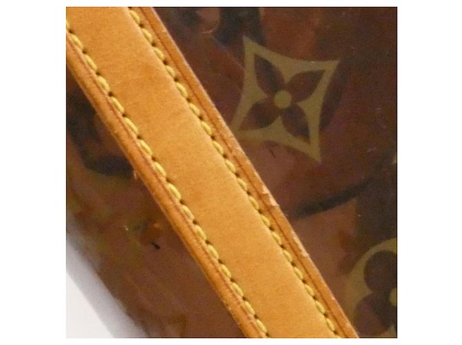 Borsa Cabas MM Monogram Ambre Louis Vuitton Marrone - vista 3