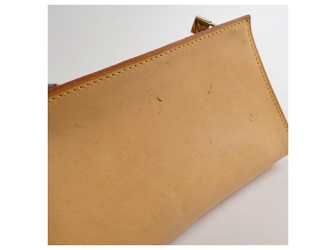 Borsa Cabas MM Monogram Ambre Louis Vuitton Marrone - vista 5