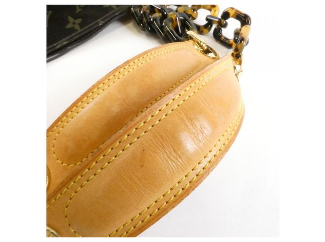 Borsa Cabas MM Monogram Ambre Louis Vuitton Marrone - vista 7