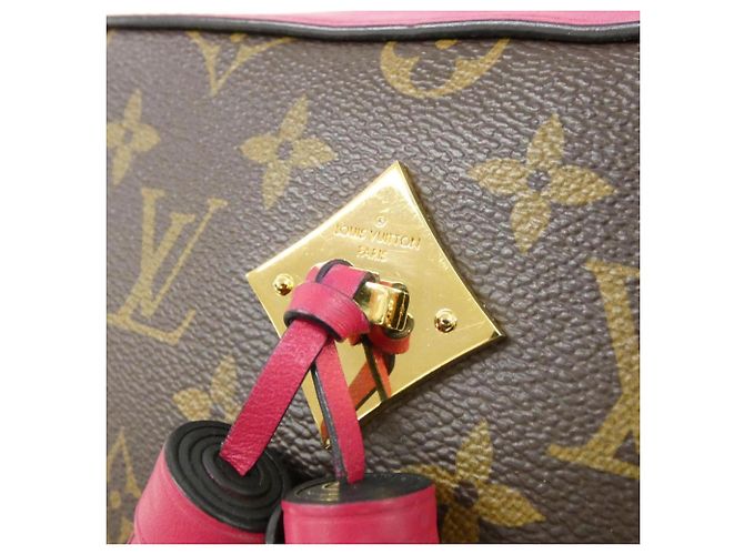 Bolso de Hombro Louis Vuitton Monogram Saint-Onge Castaño - vista 4